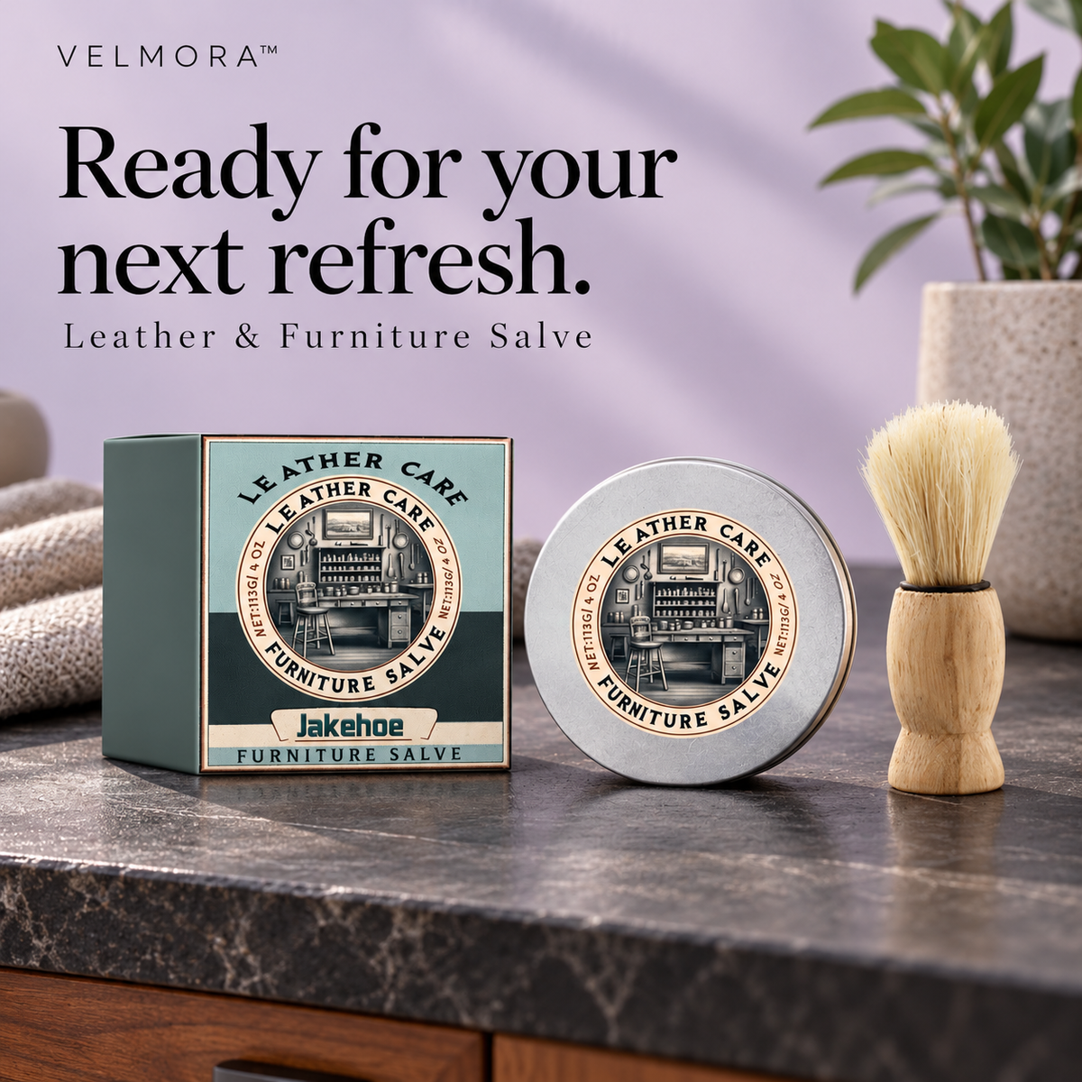 VELMORA™ Protective Leather Salve™ — branded product image 4