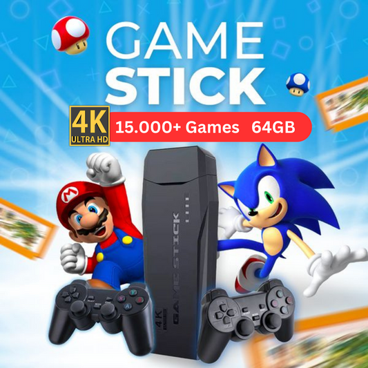 Retro Game Stick + 2 Wireless Controllers
