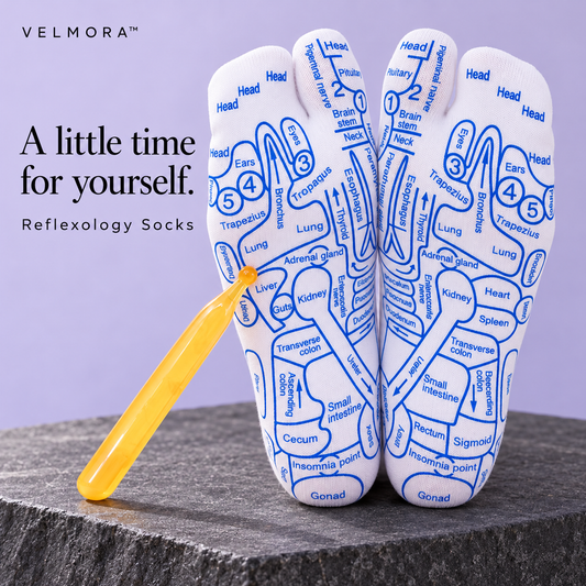 VELMORA™ Reflexology Socks with Massage Tool™ — branded product image 1